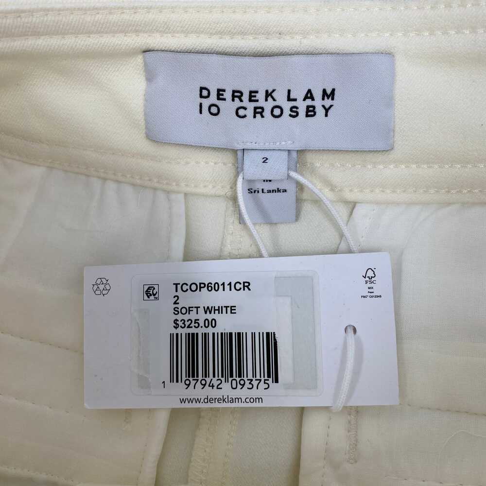 Derek Lam 10 Crosby Cream High Waisted Button Accent Shorts | Size Regular 2 - Picture 3 of 6